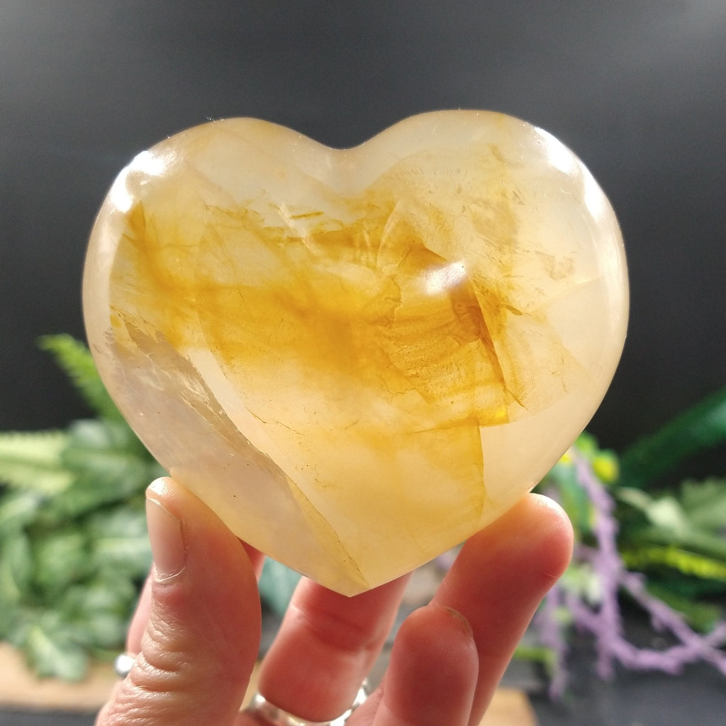 GHQ-7 Golden Healer Quartz Heart
