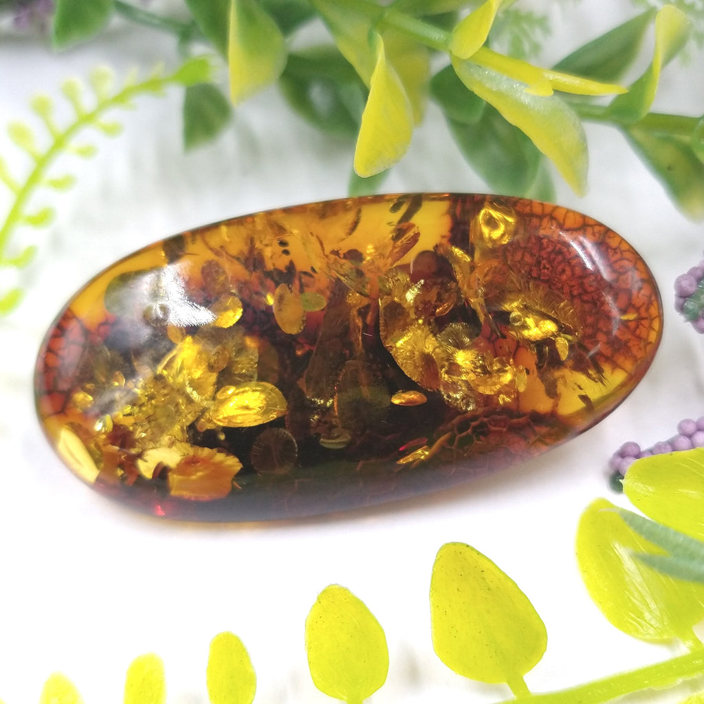 AMB-489 Baltic Amber Brooch