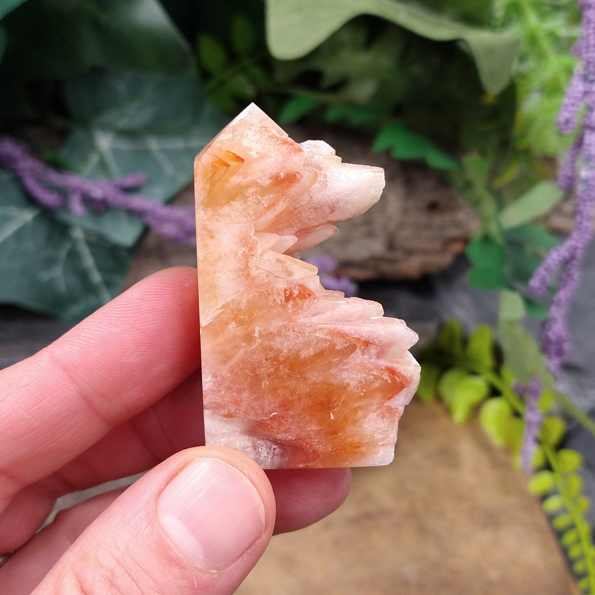 AR-120 Small Peach Aragonite Tower