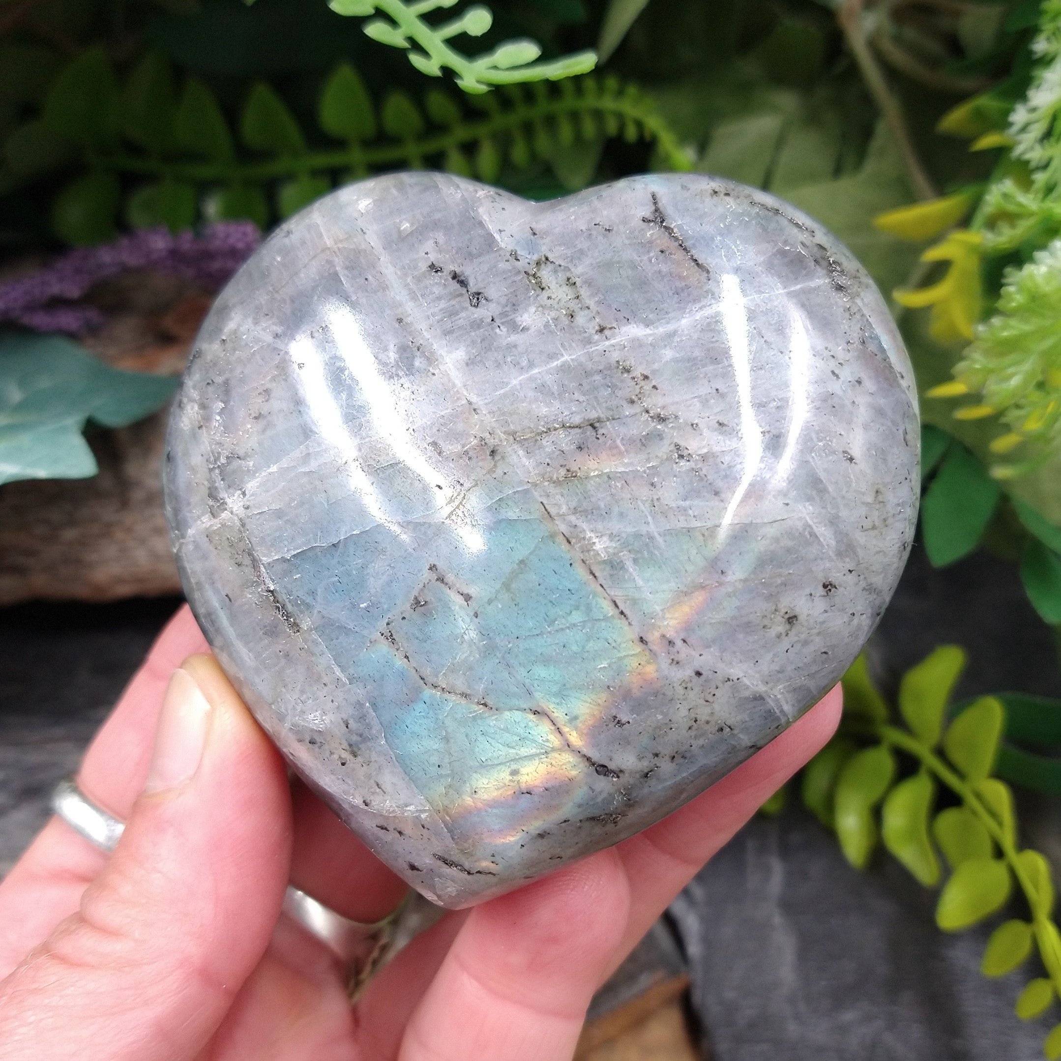 BB-50 Labradorite Heart