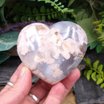 BB-54 Flower Agate Heart