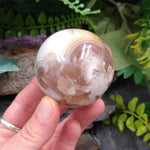 BB-66 Flower Agate Sphere