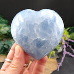 CAL-267 Blue Calcite Heart