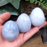 CAL-270 Blue Calcite Egg