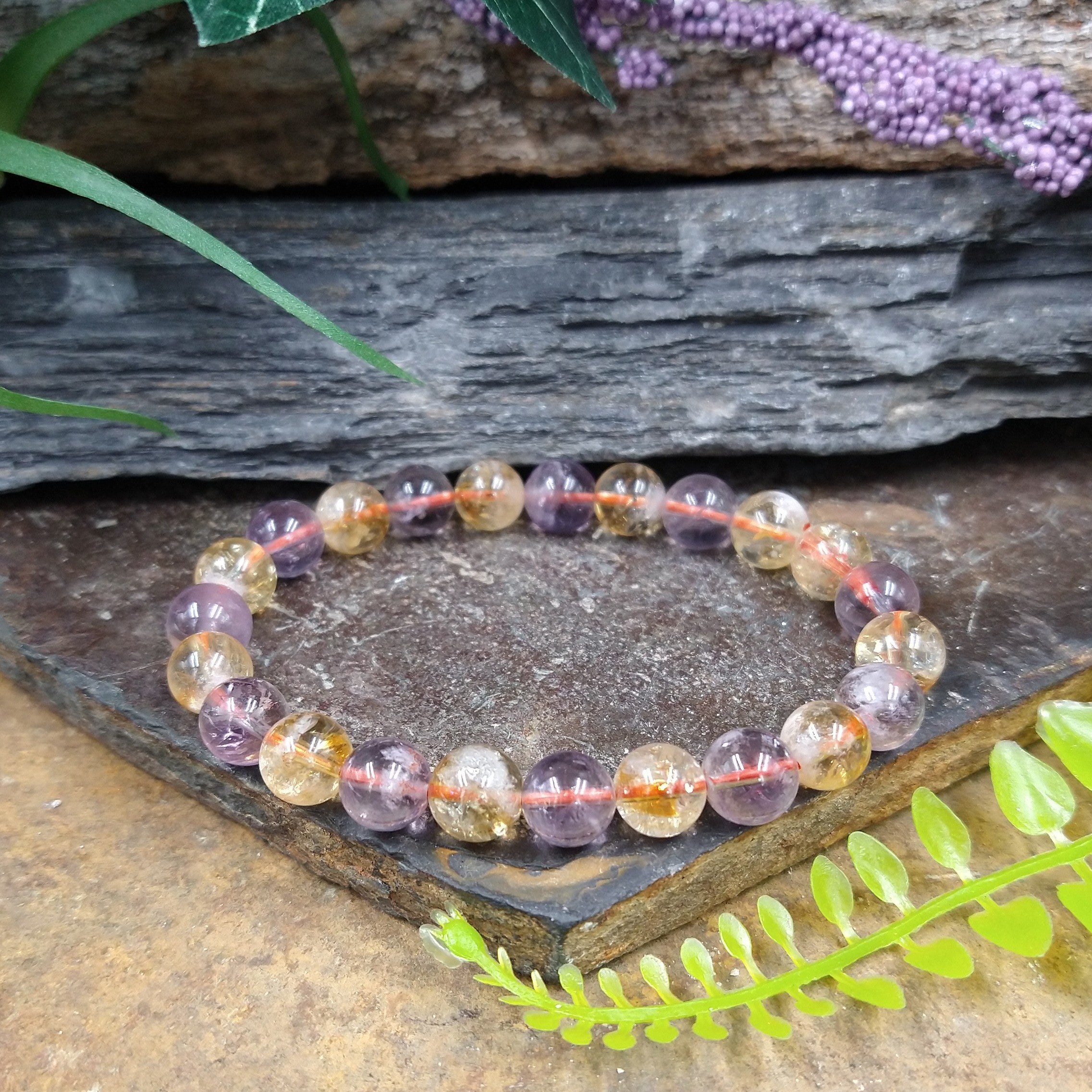 CT-406 Amethyst & Citrine Bracelet