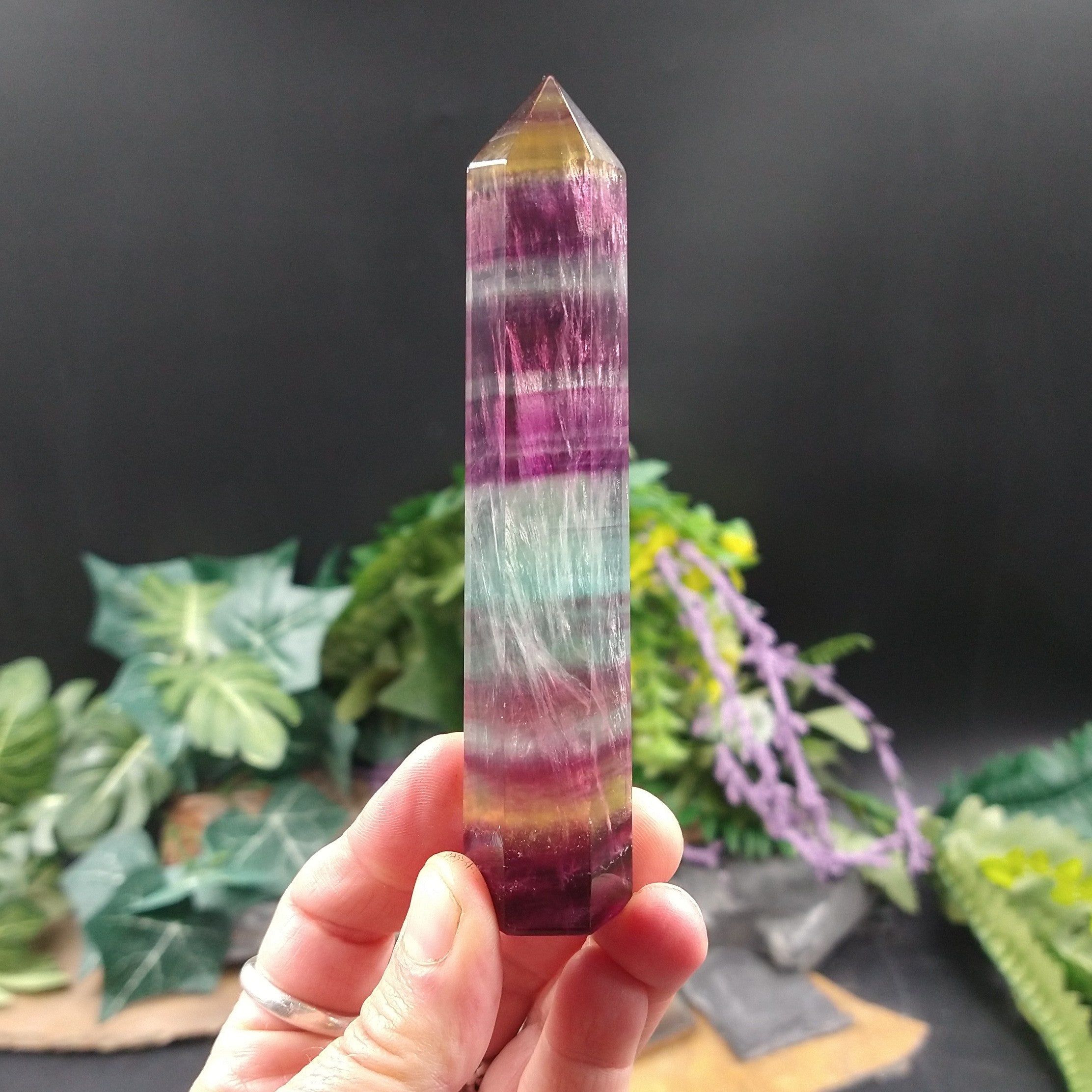FL-281 Polished Rainbow Fluorite