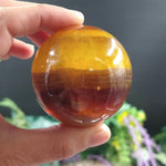 FL-314 Yellow Fluorite Sphere