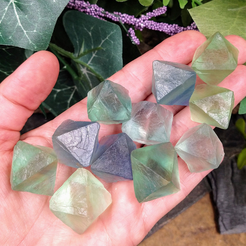 FL-390 Fluorite Octahedron Crystal