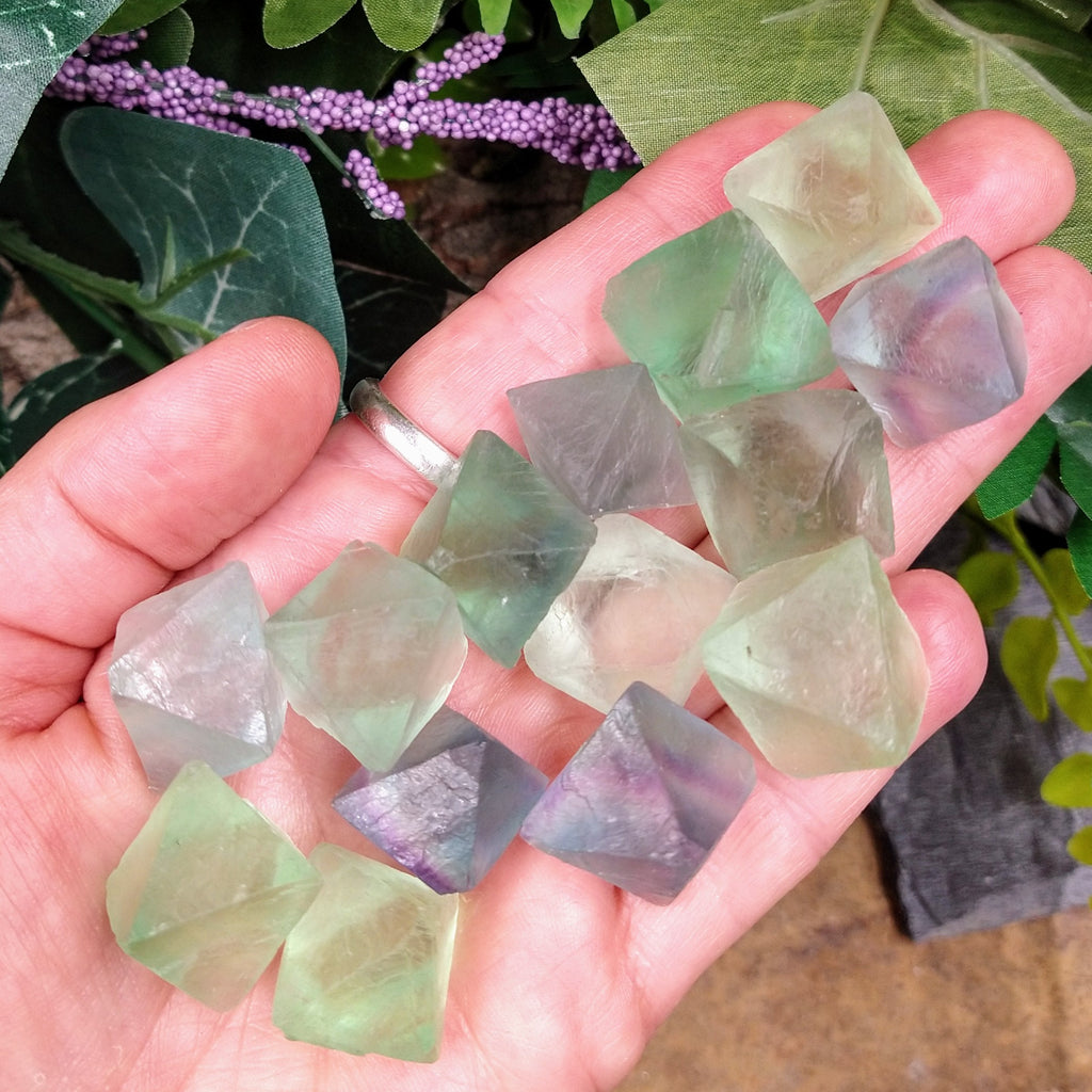 FL-392 Fluorite Octahedron Crystal