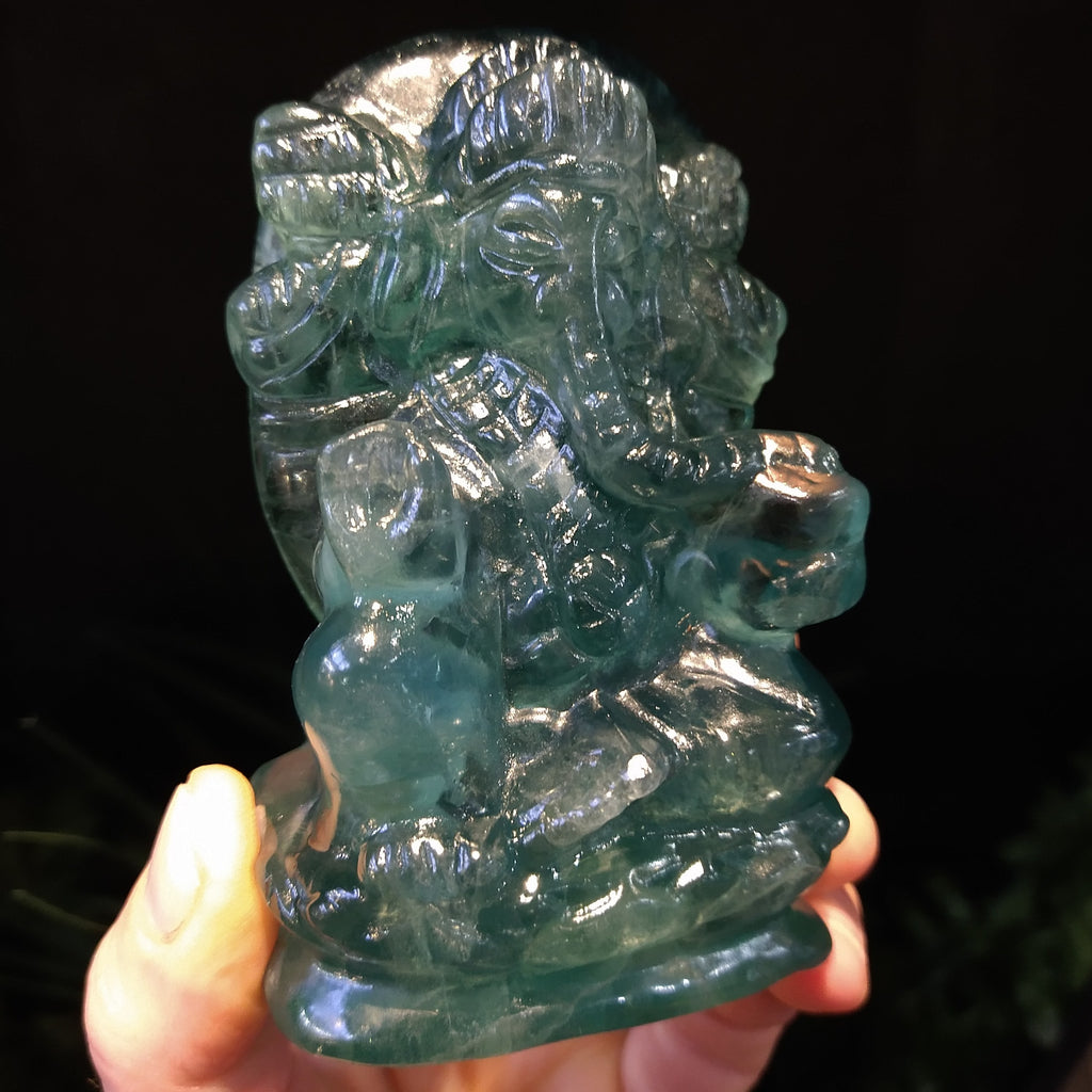 FL-395 Fluorite Ganesh