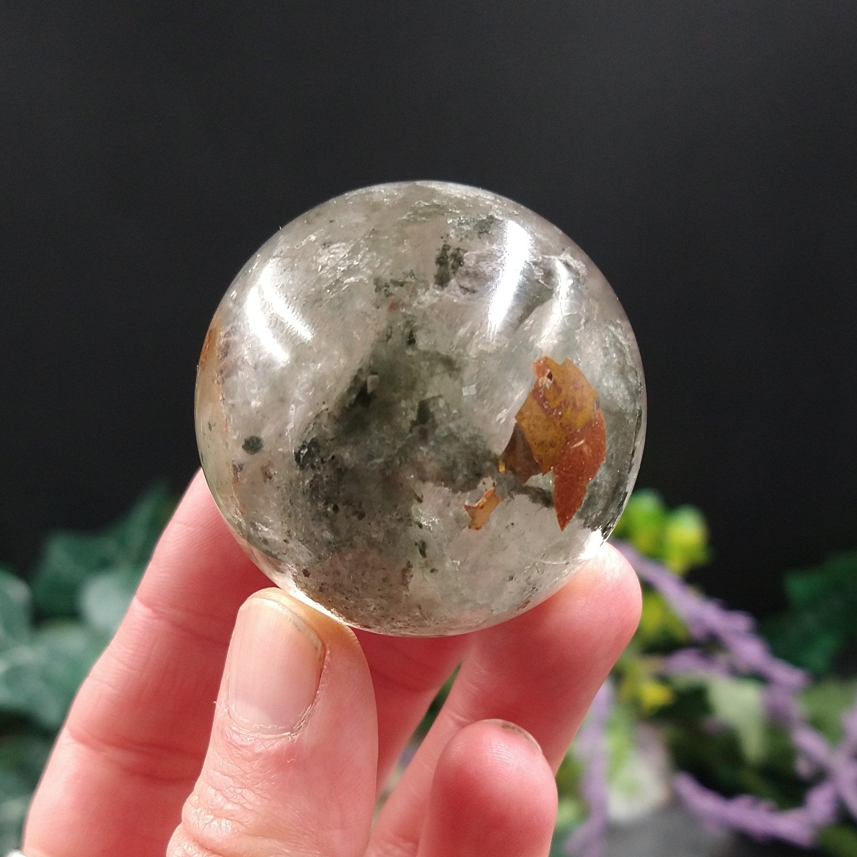 GQ-33 Garden Quartz Sphere