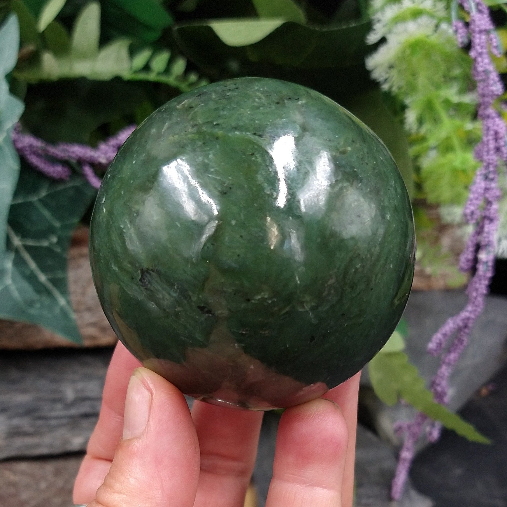 JD-166 Nephrite Jade Sphere