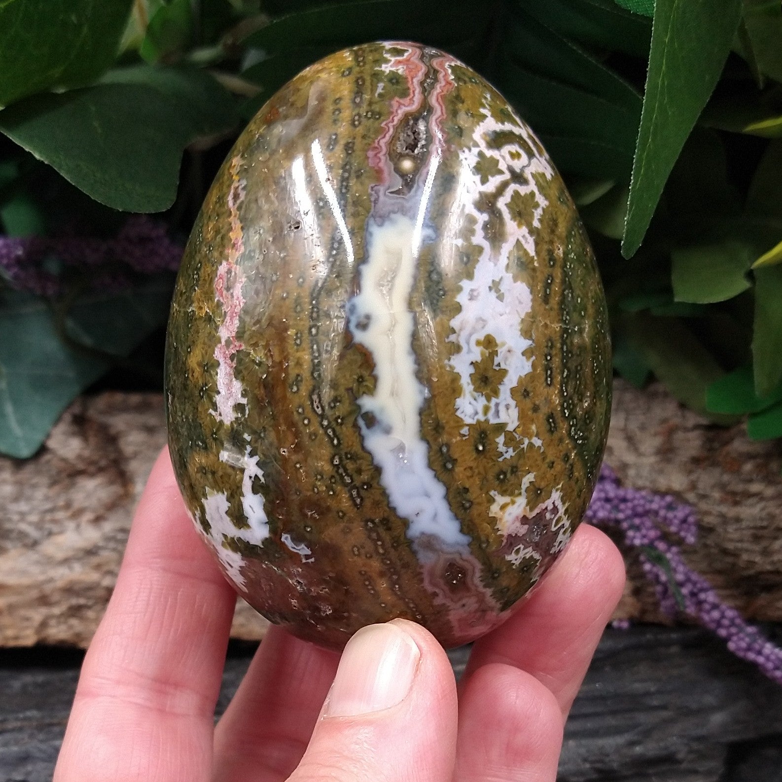 JSP-76 Ocean Jasper Egg