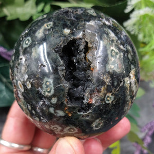 JSP-95 Ocean Jasper Sphere