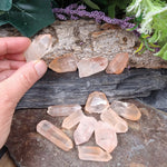 LM-1099 Small Pink Lemurian Seed Crystals 2pk