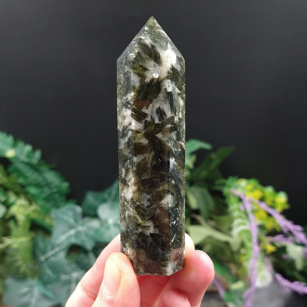 LP-76 Green Lepidolite Tower