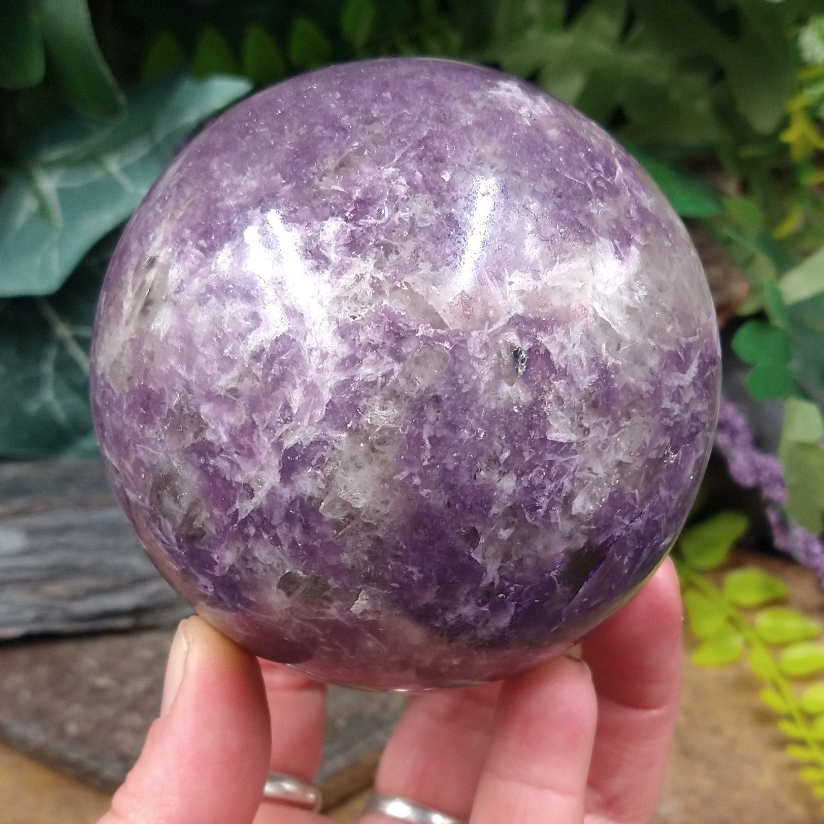 LP-77 Lepidolite Sphere