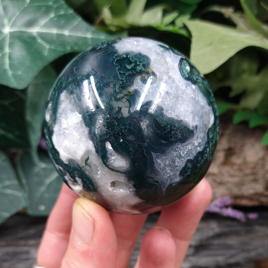 MA-12 Moss Agate Sphere