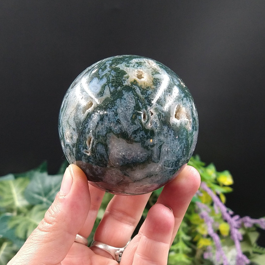 MA-2 Moss Agate Sphere