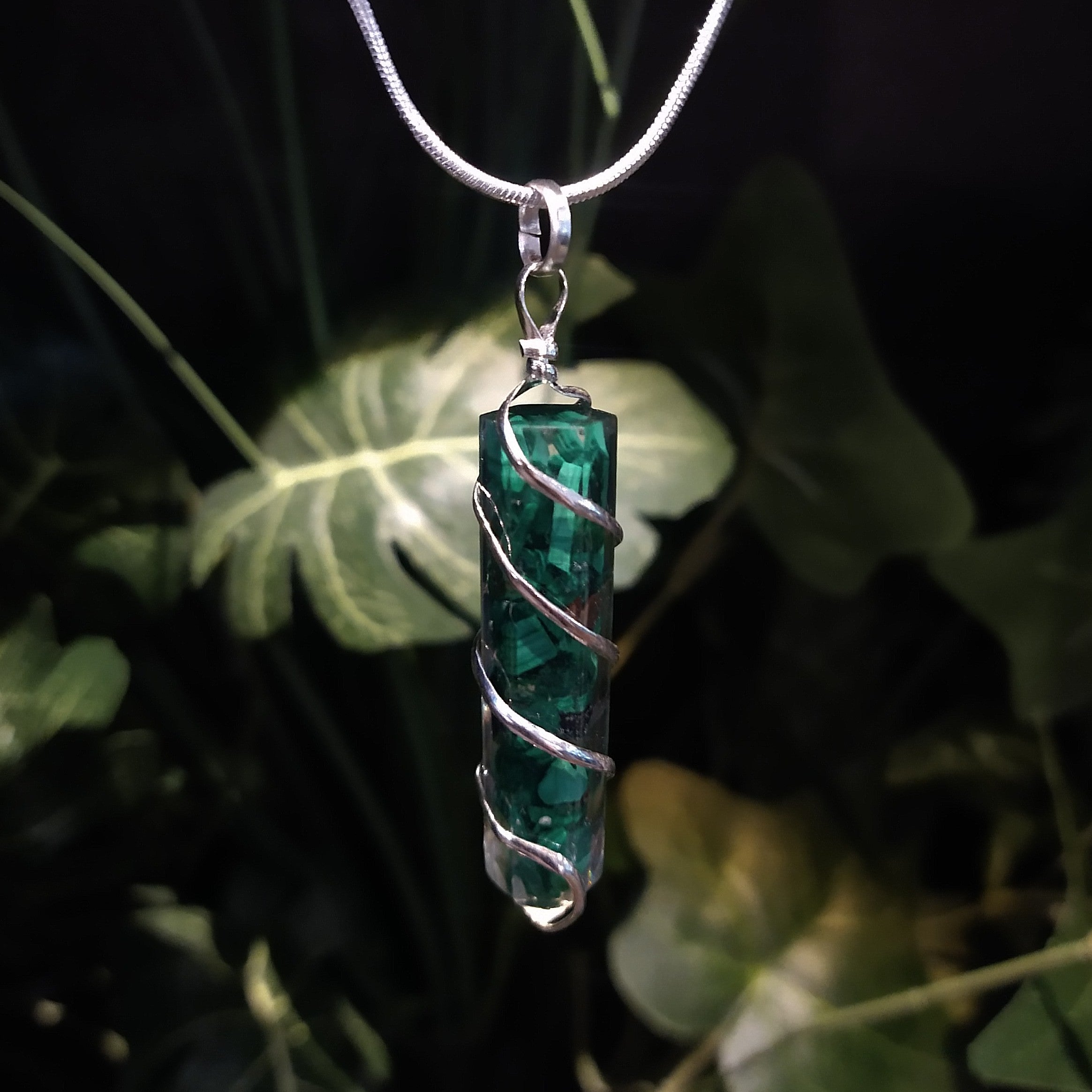 MAL-349 Malachite Orgone Pendant