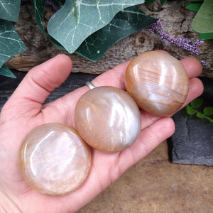 MS-44E Moonstone Palm Stone