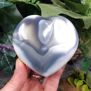 OAG-4 Orca Agate Heart