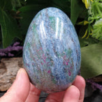 RK-16 Kyanite-Fuchsite Egg with Ruby