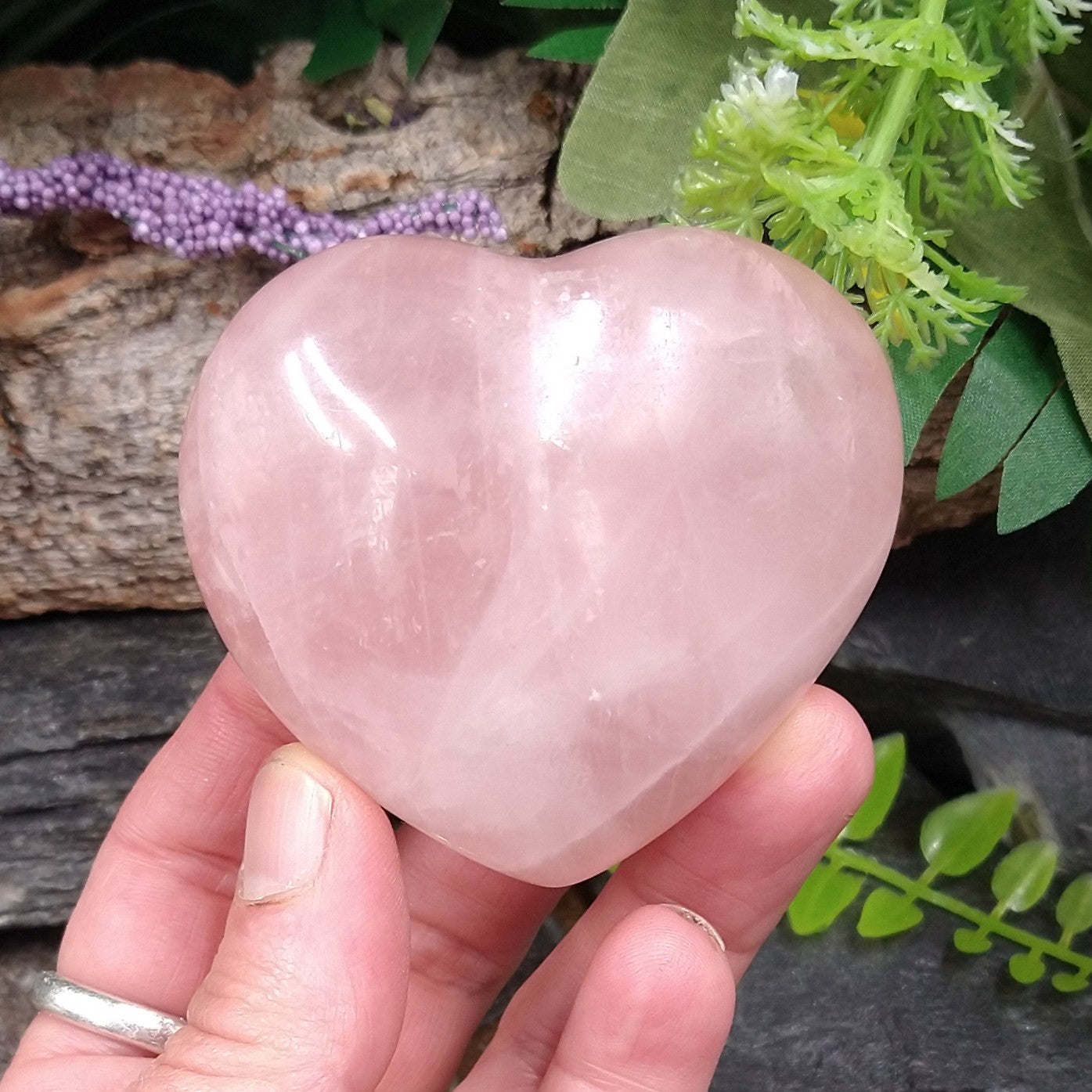 #RQ-232 Rose Quartz Heart