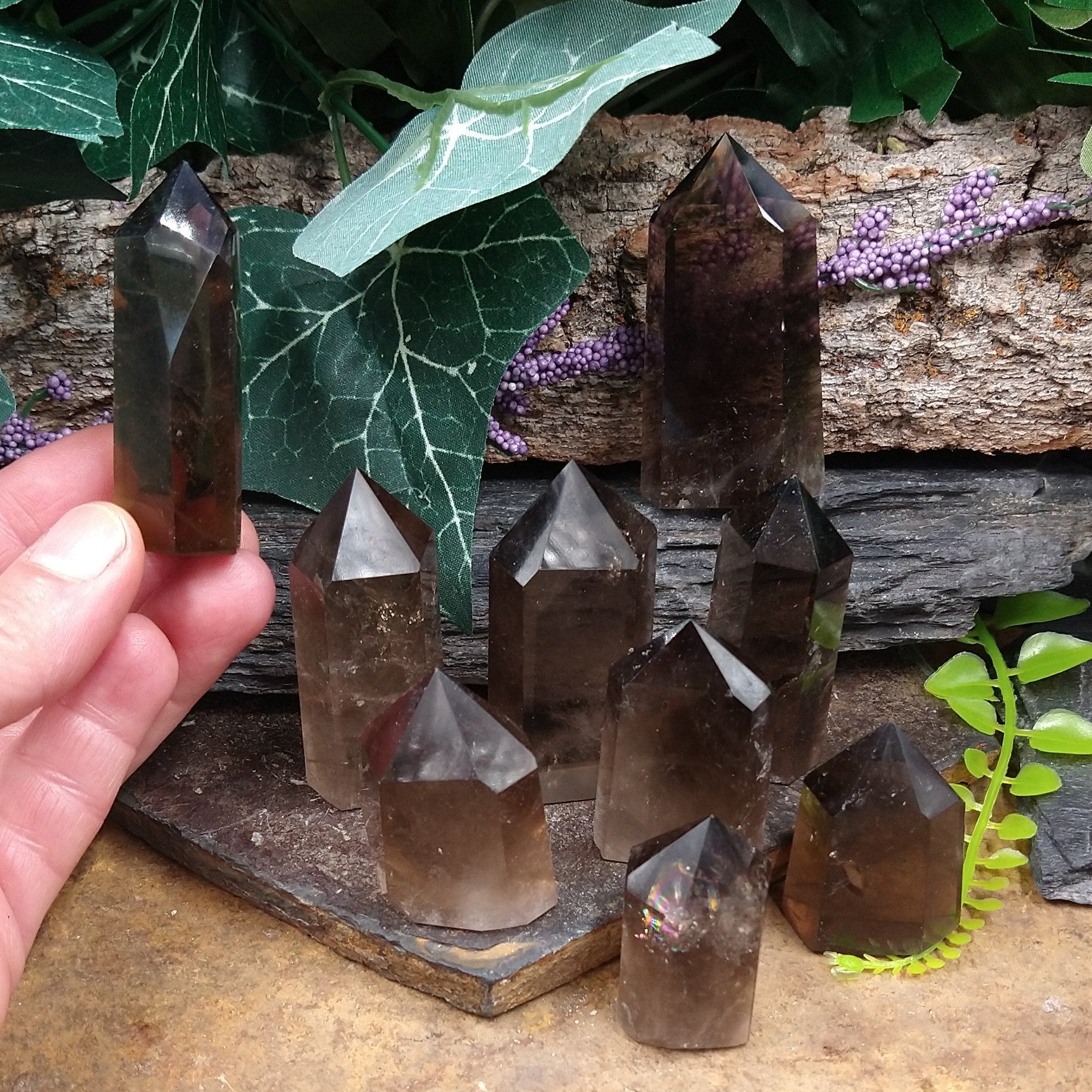 SQ-433C Smoky Quartz Crystal