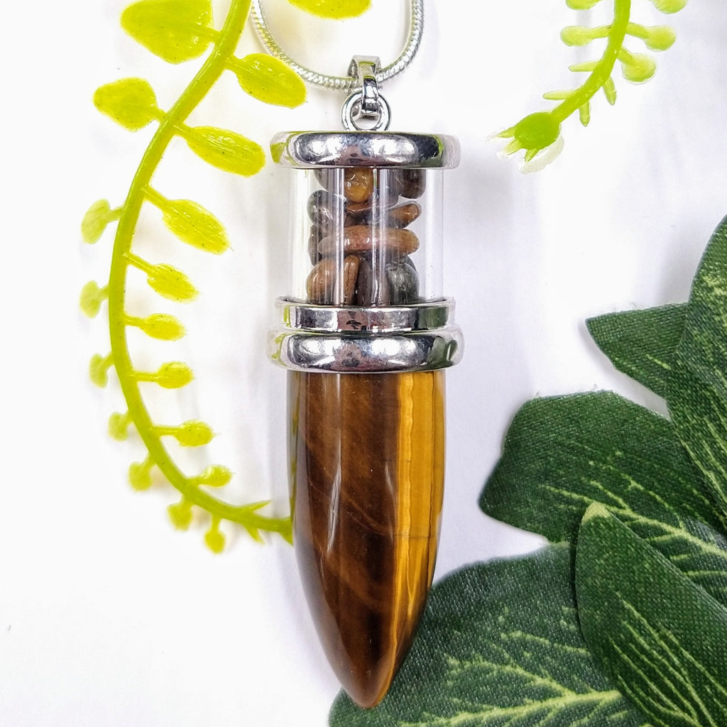 TE-37 Gold Tiger Eye Pendant