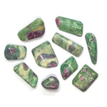 Individual Tumbled Ruby in Fuchsite