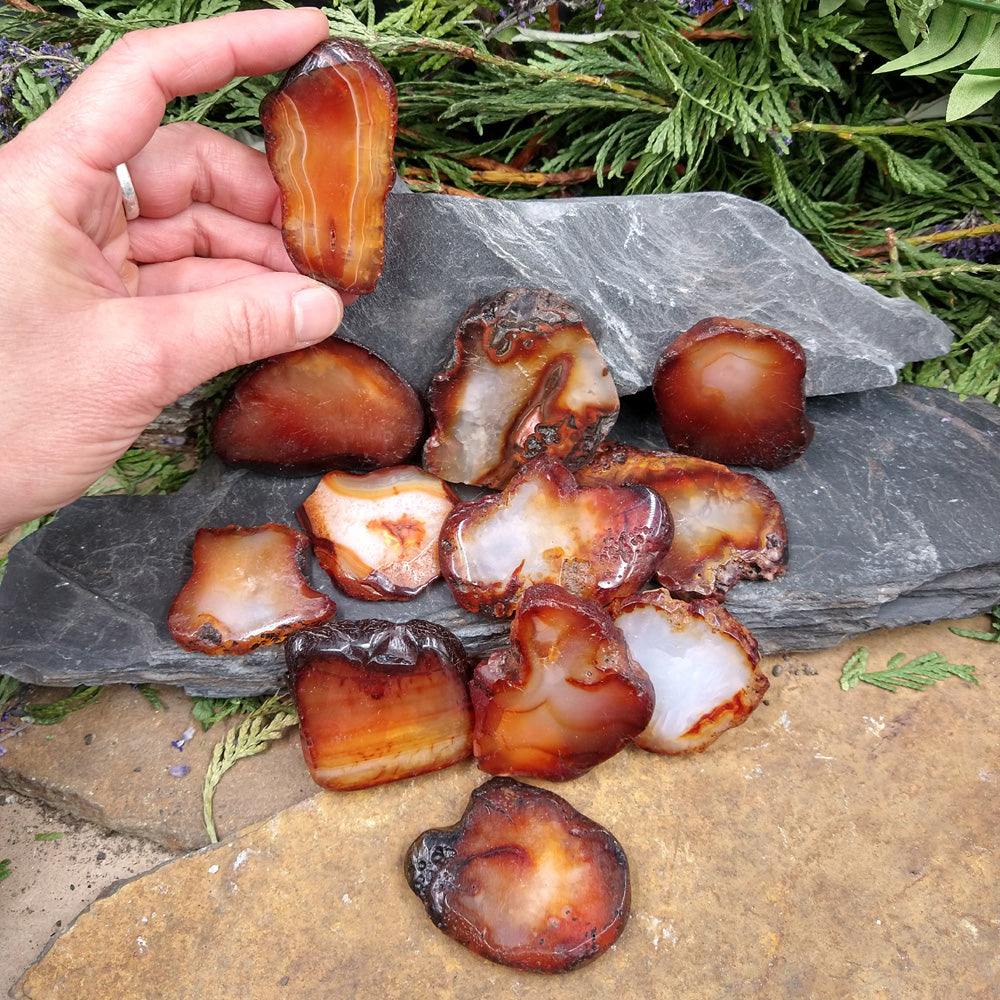 #AG-246D Carnelian Agate 35-39g