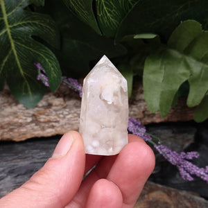 AG-309 Flower Agate Polished Point