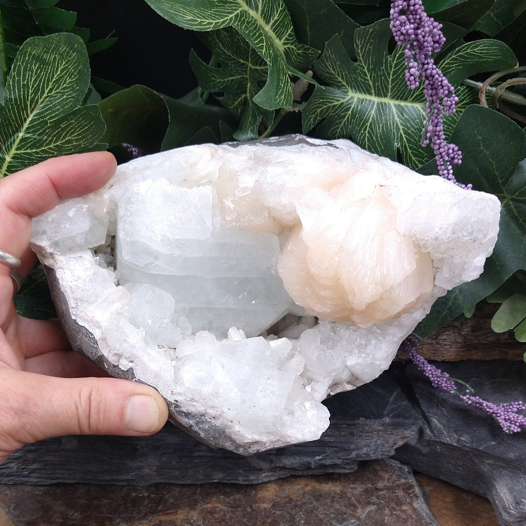 #AP-549 Apophyllite and Stilbite Specimen