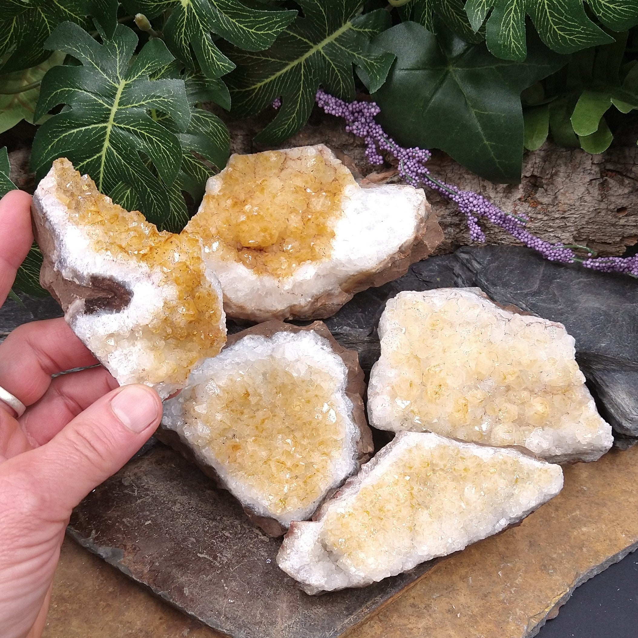 CT-315A Citrine Cluster 3-3.5 inch