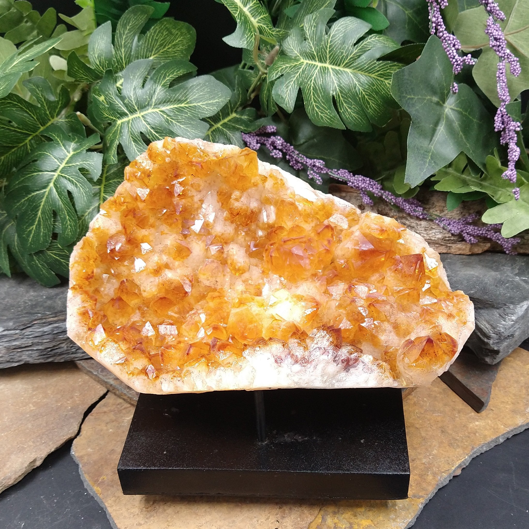 #CT-320 Citrine Cluster