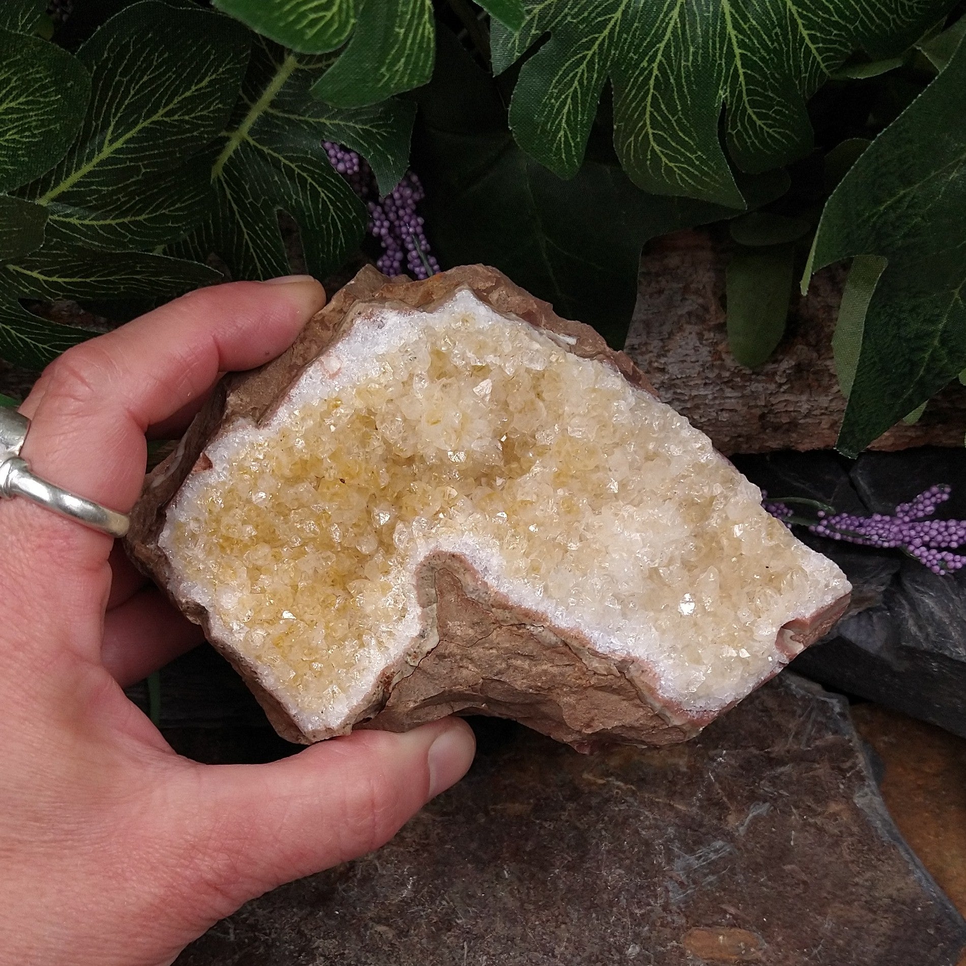 CT-336 Citrine Cluster specimen