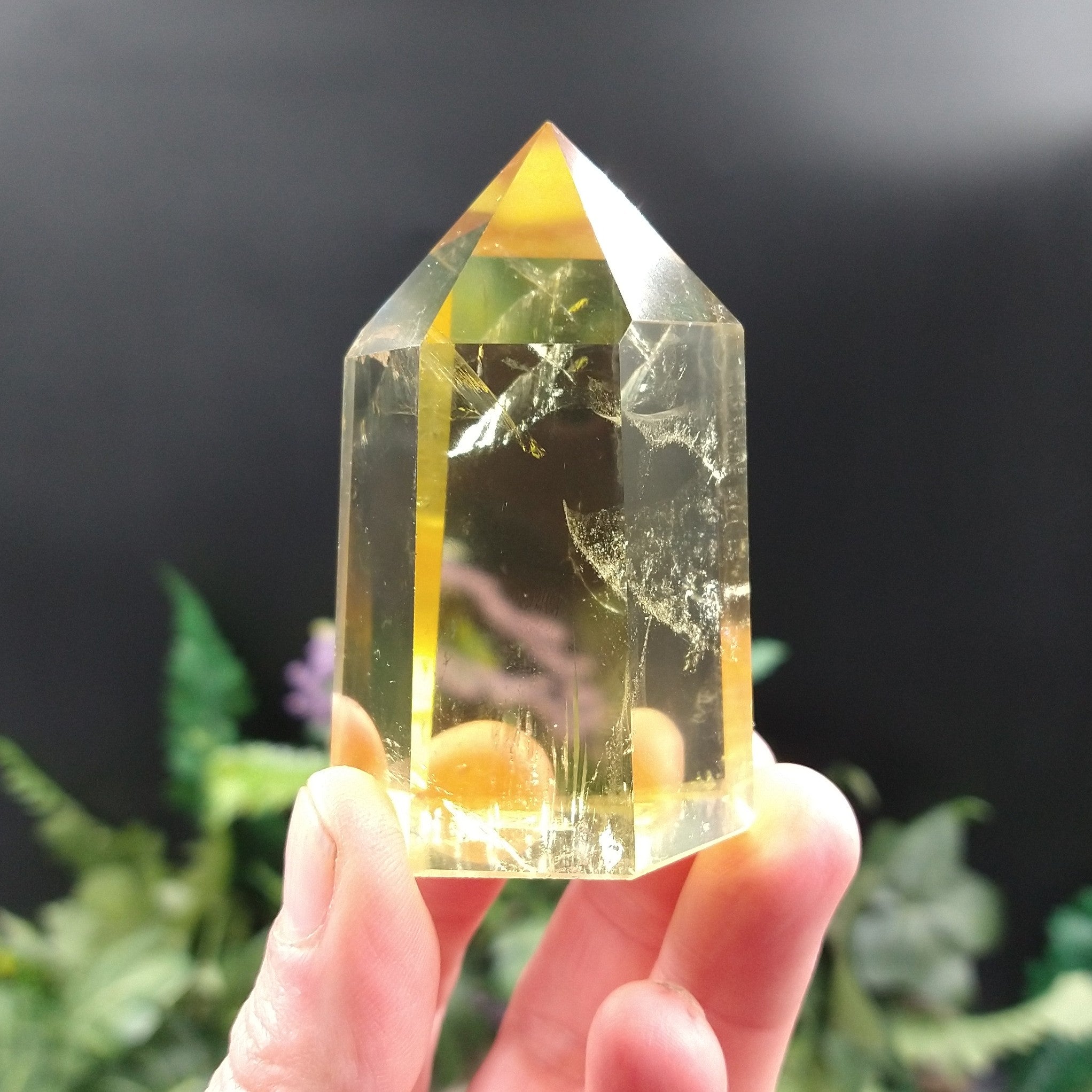 CT-352 High Grade Citrine Cut and Polished Point