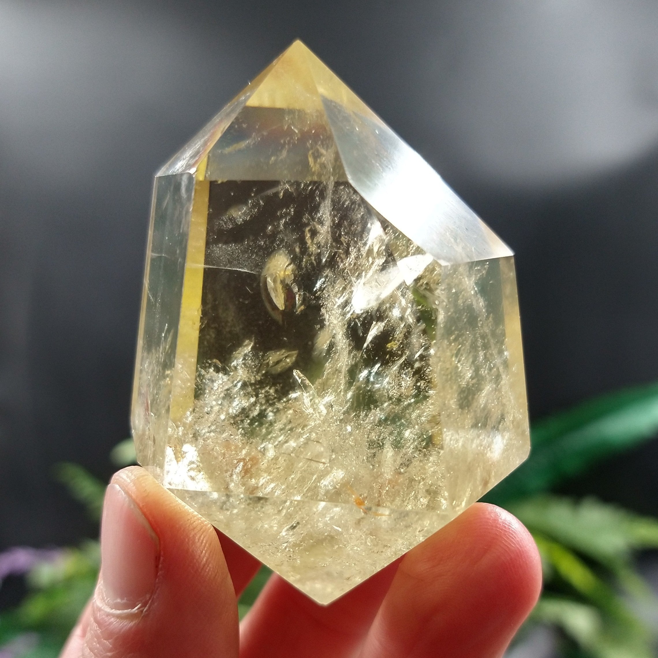 CT-362 High Grade Citrine Cut and Polished Point