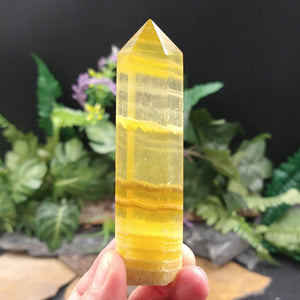 #FL-215 Yellow Fluorite Point