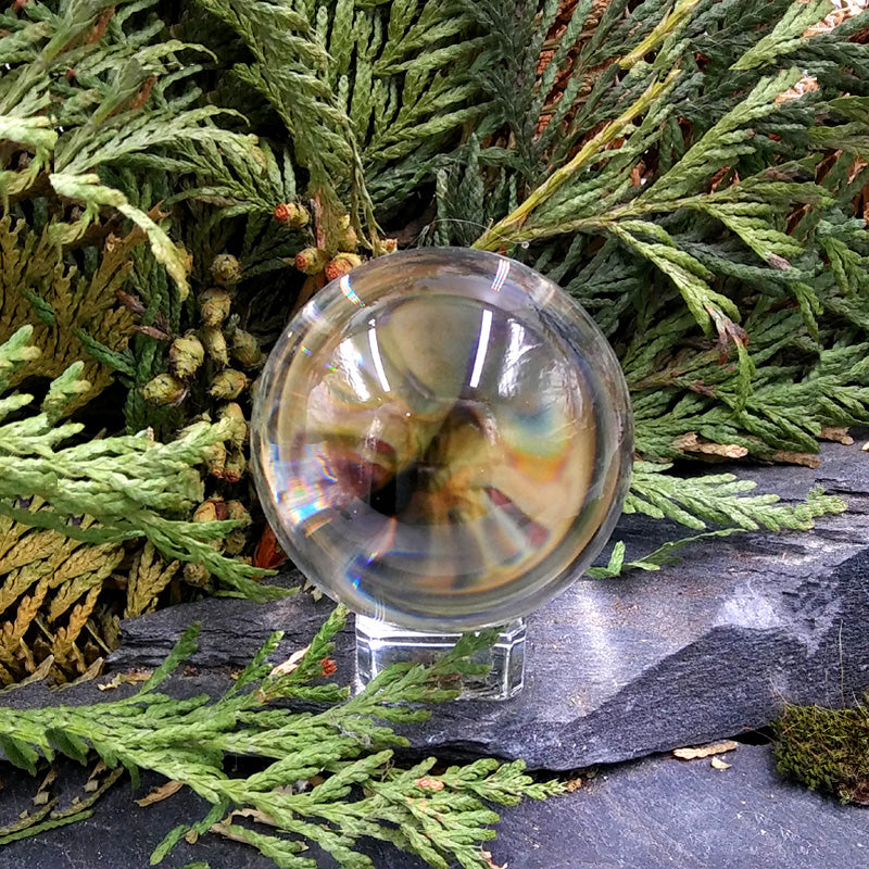 #GLS-112 Clear Glass Sphere 40mm