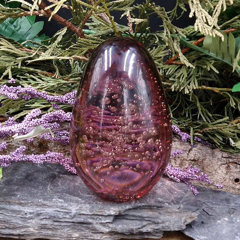 #GLS-118 Purple Glass Egg