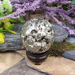 #IP-49A Iron Pyrite Sphere 2.35 inch