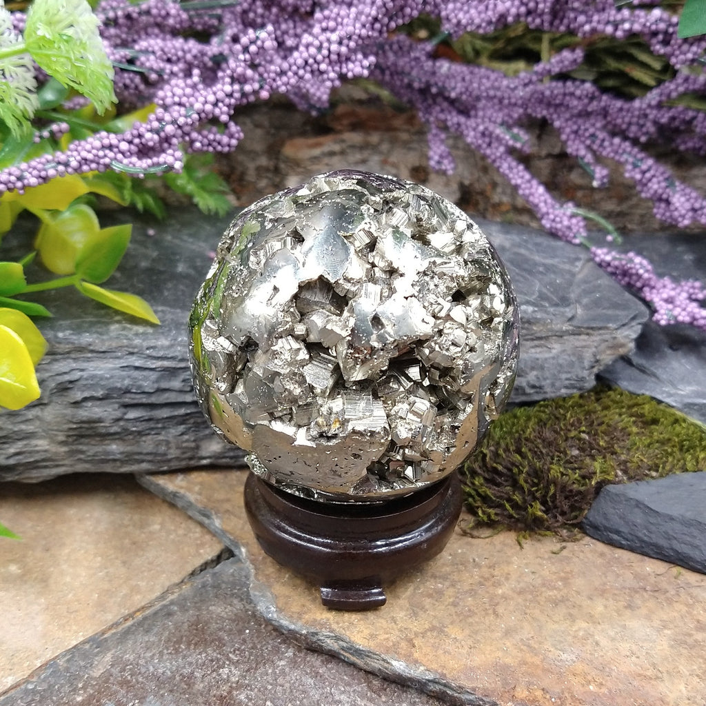 #IP-49C Iron Pyrite Sphere 2 inch