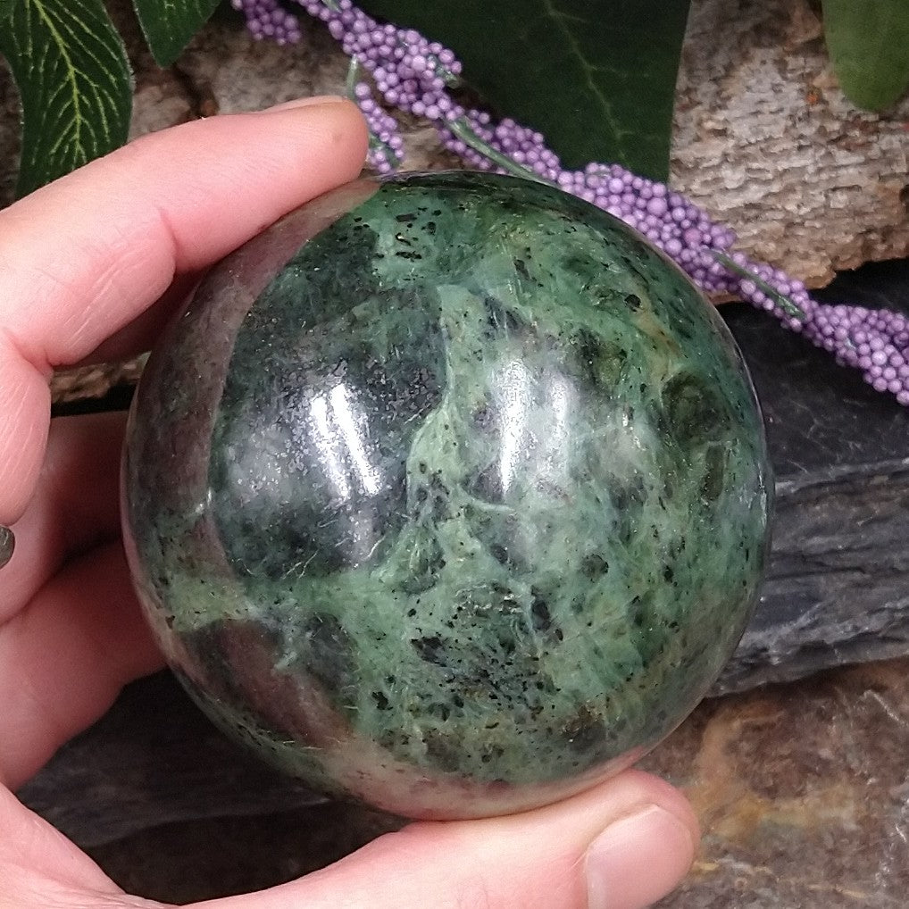 JD-143 Nephrite Jade Sphere