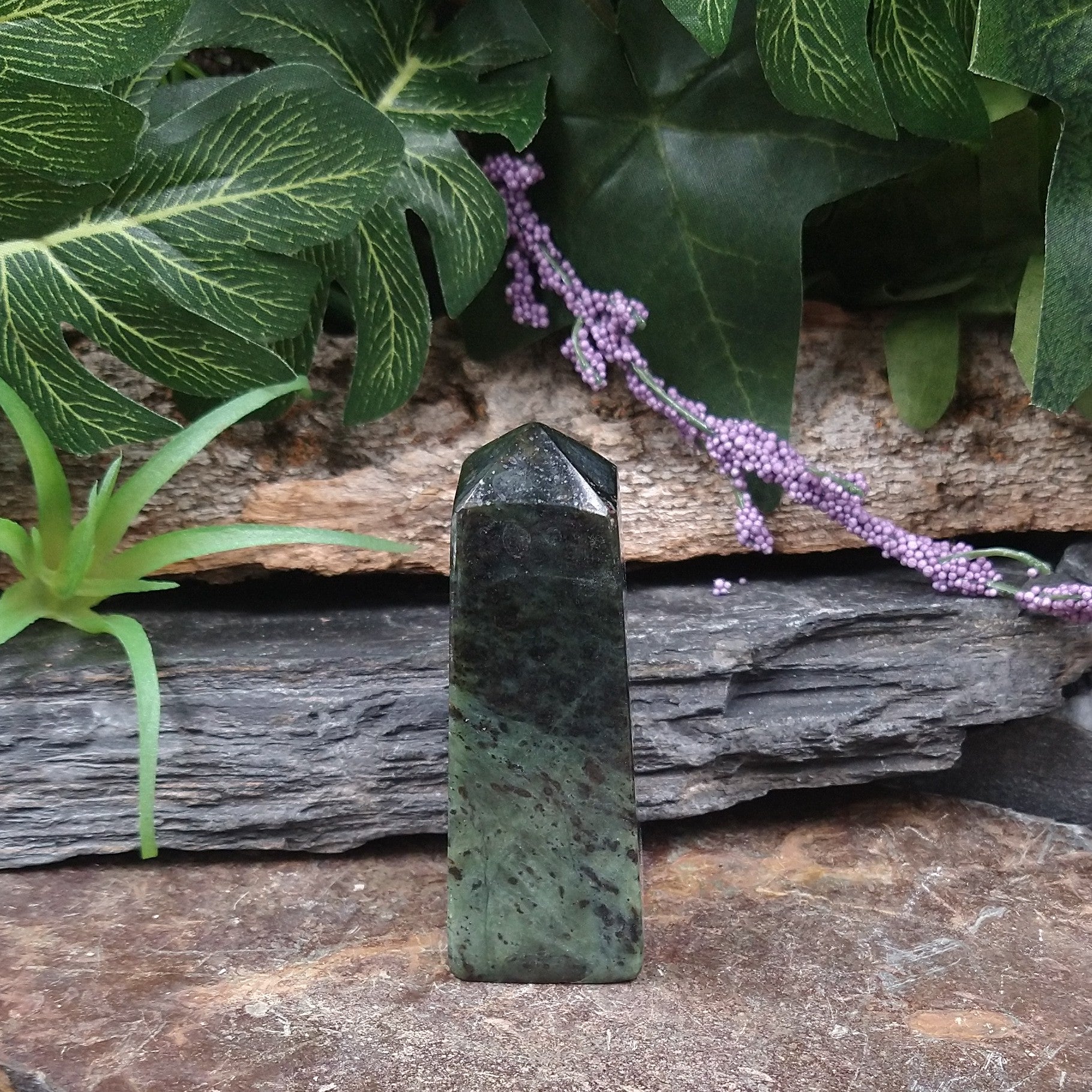 #JD-148 Nephrite Jade Obelisk