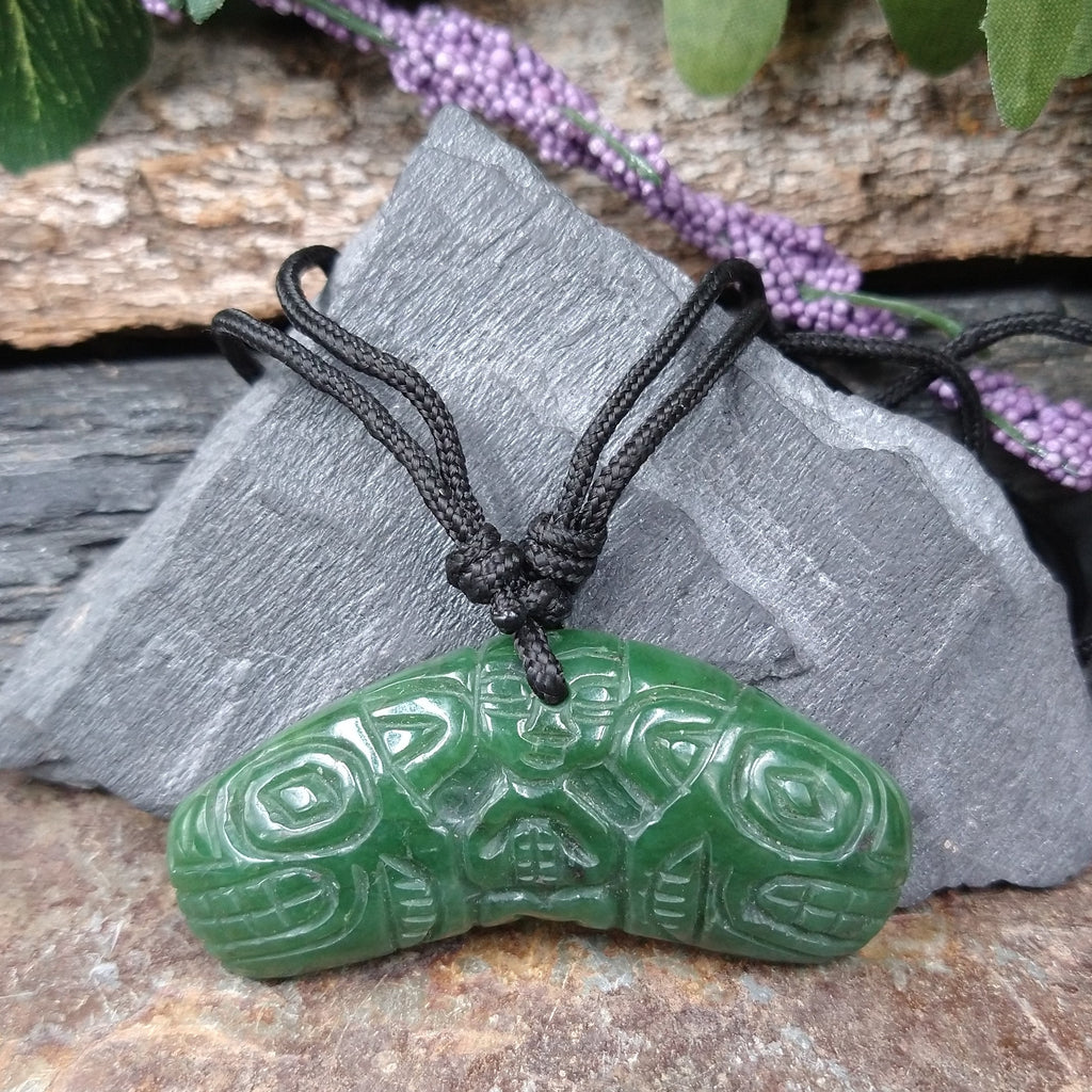 JD-157 Canadian Jade Totem Necklace