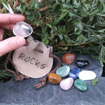 #KD-SET11 Rock Pouch & Stones