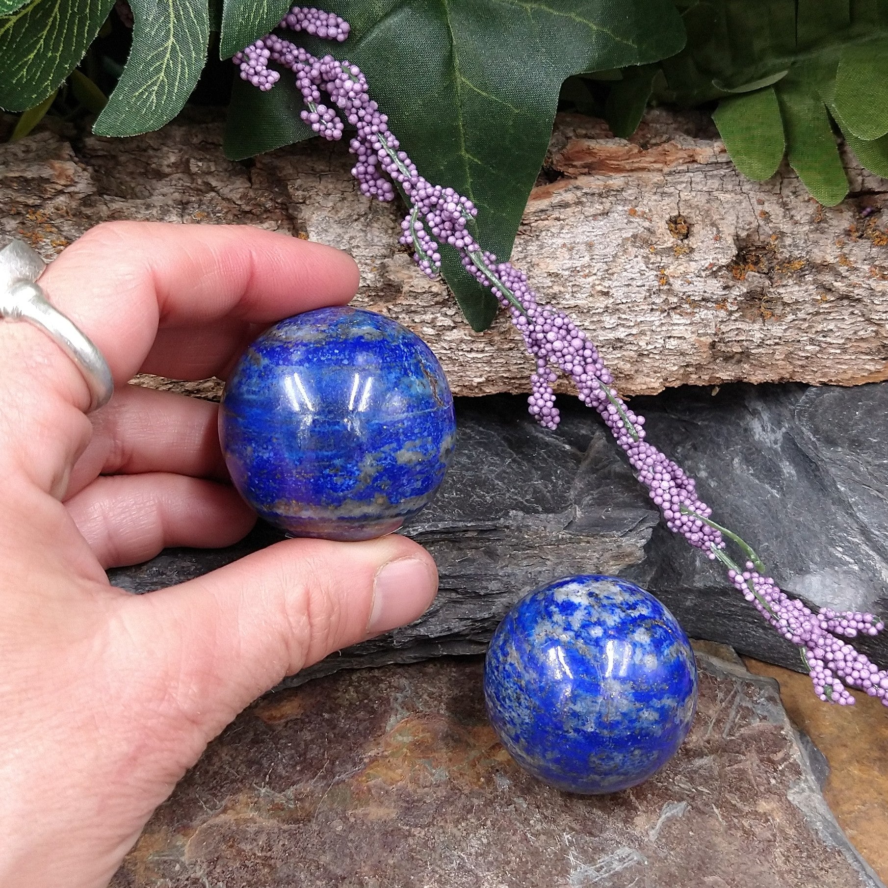 #LAP-145B Lapis Lazuli Sphere 1.5in