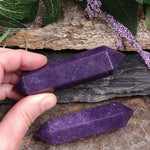 #LP-56B Lepidolite Double-Terminated Polished Point